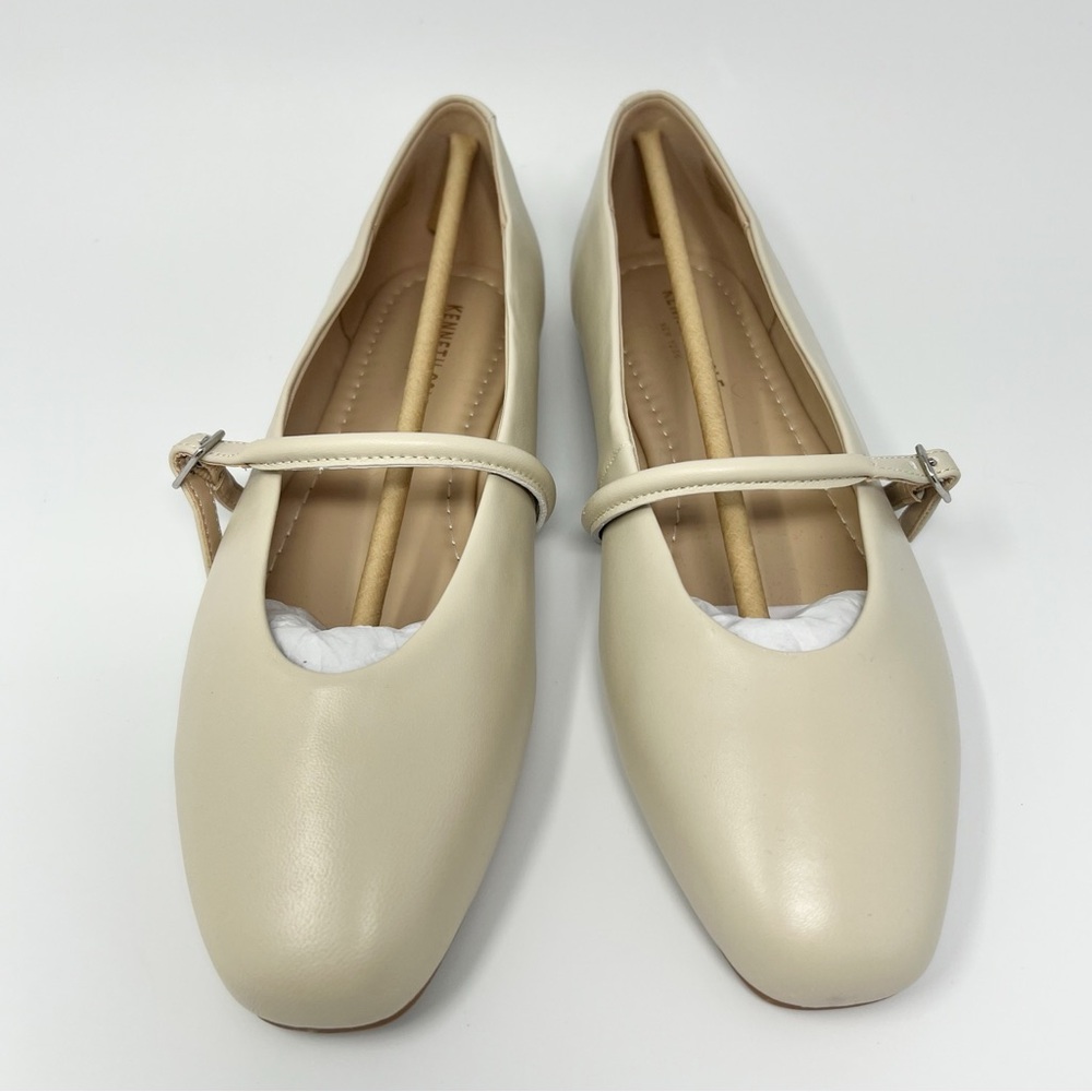 Magnolia Cream Mary Jane Flat Loafers - Picture 3 of 8